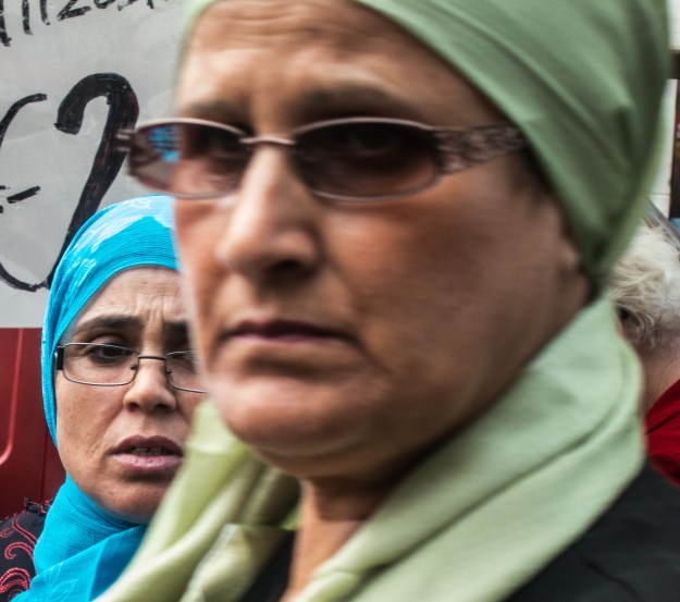 At a market in Queens